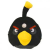 Angry Birds - plüss fekete madár hanggal 13 cm
