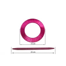  015 függönytű Magenta lakástextília