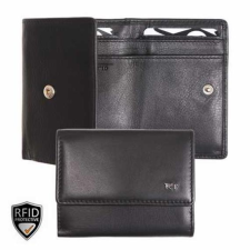  021520 002 Riccardo Ferducci női bőr pénztárca fekete pénztárca