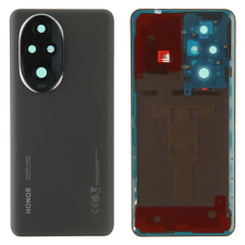  0235AKNT Gyári Honor 200 Pro Fekete akkufedél üveg hátlap, kamera lencse mobiltelefon, tablet alkatrész
