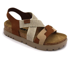  0Ft kiszállítás! Leon Comfortstep 6301 barna női bőr szandál 36-41