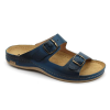 0Ft kiszállítás! Leon Comfortstep 703 kék férfi bőr papucs 41-46