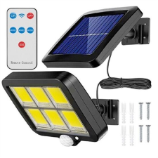 100 LED-es mozgásérzékelős, kültéri szolár lámpa kültéri világítás