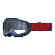 100% Motocross szemüveg 100% ACCURI 2 Odeon piros-kék (tiszta szemellenző) motoros szemüveg