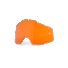 100% Plexi 100%-ban befecskendezett Racecraft/Accuri/Strata Orange (ködmentes) motoros szemüveg