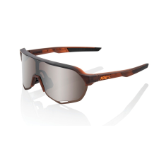 100% S2 Matte Translucent Brown Fade barna napszemüveg (HIPER ezüst üveg) motoros szemüveg