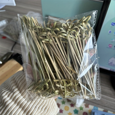  100db Eldobható Bambusz Nyárs party kellék