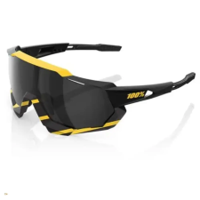  100percent Speedtrap Mirror Lens UV400 Sport Napszemüveg - Fekete/Sárga napszemüveg