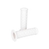101 Octane Fogantyúk készlet rövid blokk mintás fehér automata mopedhez (22, 24mm)