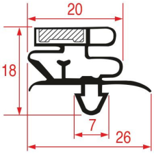  1043 - 2600 mm RÁPATTINTHATÓ TÖMÍTÉS beépíthető gépek kiegészítői