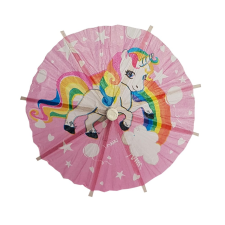  10 darabos koktél esernyő – Unikornis esernyő