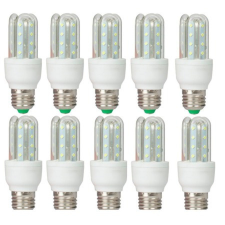  10 db 5 Wattos LED izzó, kiemelkedő energiahatékonyság E27 foglalathoz izzó