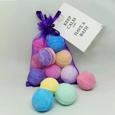 10 db mini fürdőbomba – Vegyes illat (140 g) tusfürdők