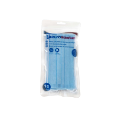 10 db-os eldobható maszk készlet, Euromaster 561501 tisztító- és takarítószer, higiénia