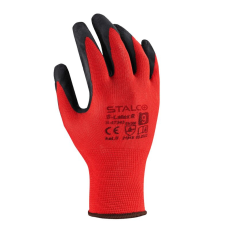  10-es mártott kesztyű piros S-Latex R 6