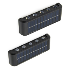 10 LED-es solar fali lámpa kültérre - 2 db kültéri világítás