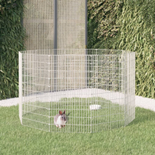 10 paneles horganyzott vas nyúlketrec 54x100 cm ketrec, szállítóbox rágcsálóknak