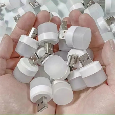 10db Mini USB éjszakai Lámpa, Meleg Fehér éjjeli fény