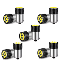  10db-os 1157-9SMD - fehér - 5X - 12/24V