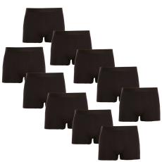  10PACK fekete Nedeto férfi boxeralsó (10NB001) S