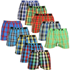 10PACK férfi bő szárú boxeralsók Styx sportgumi (10B111234567890) S férfi alsó