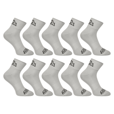 10PACK zokni Styx boka szürke (10HK1062) M férfi zokni