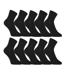  10PACK zokni Styx bokazokni bambusz fekete (10HBK960) S