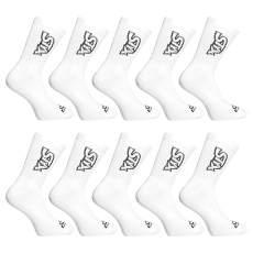  10PACK zokni Styx magas fehér (10HV1061) XL