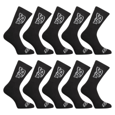  10PACK zokni Styx magas fekete (10HV960) XL