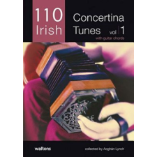  110 BEST IRISH CONCERTINA TUNES VOL 1 – Aogan Lynch idegen nyelvű könyv