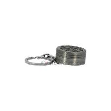 11247 Grinder- dohányőrlő fém , 2 részes - 3 cm átmérő kulcstartó