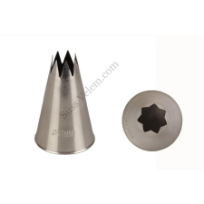  11 mm-es rozsdamentes csillag alakú nagyméretű díszítőcső sütés és főzés