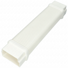  125x75 mm Flexibilis toldóelem, fehér, PVC (CANALPLAST) klíma dekorcsatorna kisháztartási gépek kiegészítői
