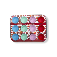  12 adagos muffin sütőforma 12 db szilikon muffin kapszlival edény