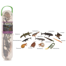  12 őskori tengeri állat minifigurát tartalmazó doboz játékfigura