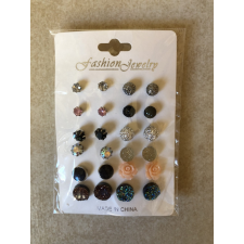  12 pár fülbevaló egy csomagban fülbevaló