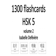  1300 flashcards HSK 5 (Volume 2) – Isabelle Defevere idegen nyelvű könyv