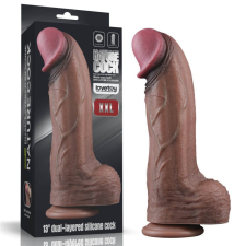 13'' Dual Layered Silicone Cock XXL valósághű dildó műpénisz, dildó