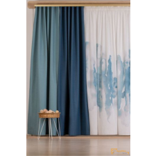  (13 szín) Atlanta black out fényzáró sötétítő függöny - Kék lakástextília