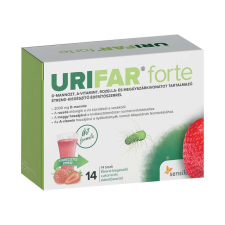 14x tasakban Urifar Forte D-mannóz granulátum gyógyhatású készítmény