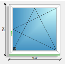  150x150 nyíló-bukó ablak Eurodesign 70 nyílászáró