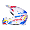 15131 Sisak Motocross Trendy T-902 Mach-1 fehér / kék / piros - XL méret (61-62)