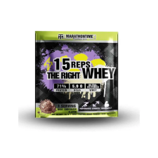  15 REPS THE RIGHT WHEY Fehérje Koncentrátum - 34 g - tejcsokoládé - Marathontime vitamin és táplálékkiegészítő