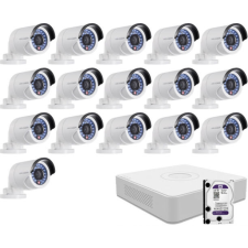  16 infrakamerás HIKVISION HDTVI megfigyelő kamera