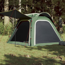 185T Taffeta 4-személyes zöld kempingsátor 240x221x160 cm sátor