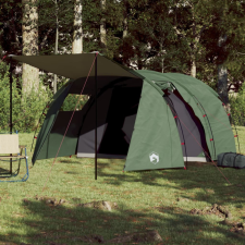 185T Taffeta 4-személyes zöld kempingsátor 420x260x153 cm sátor