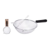  18 cm-es műanyag nyelű fém konyhai szűrő Excellent Houseware