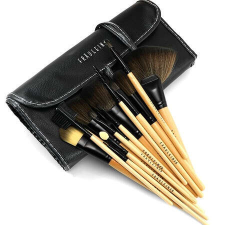18 darab Fraulein Natural Wood kefe + tárolózsák smink kiegészítő
