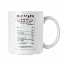  #1 Anya összetevők - Fehér Bögre bögrék, csészék