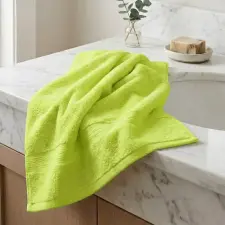  1 db prémium törölköző 70x140 cm Neonzöld PTSZ-11-1 lakástextília